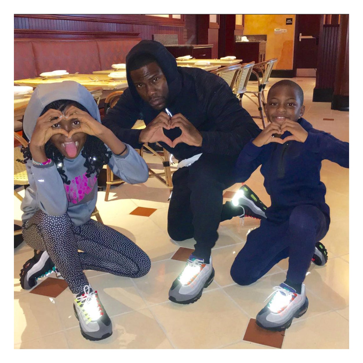 15 Adorable Photos Of Kevin Hart With His Kids
